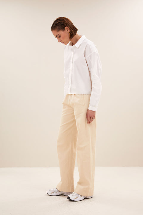 By Bar - Penny poplin blouse 25112057 - 001 White