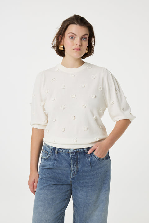 Fabienne Chapot - Top CLTPUL76SS251003 - 1003 Cream White
