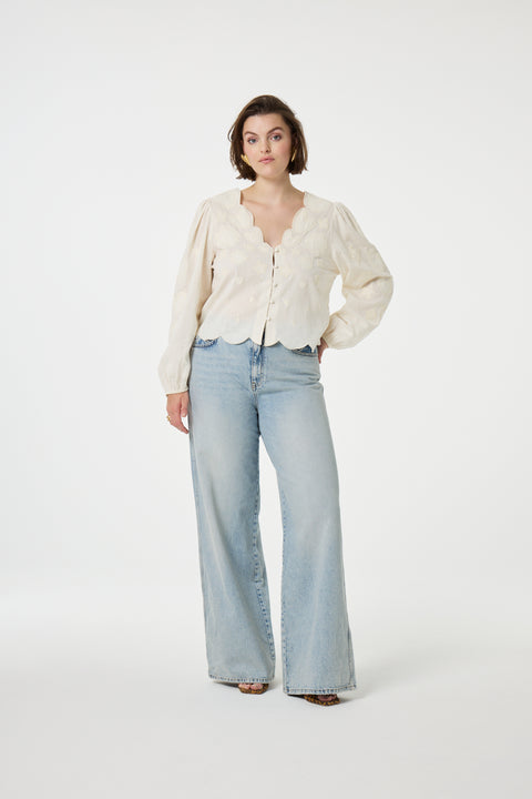 Fabienne Chapot - Blouse CLTBLS55SS251009 - 1009 Cosy White