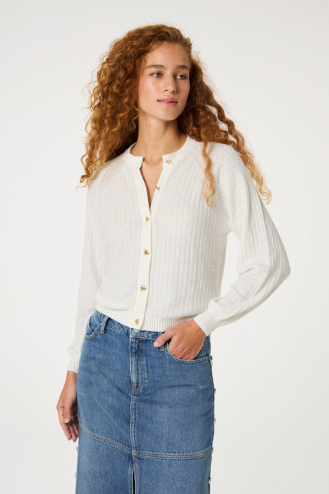 Fabienne Chapot - Vest CLTCAR27SS251009 - 1009 Cosy White