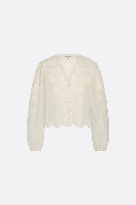 Fabienne Chapot - Blouse CLTBLS55SS251009 - 1009 Cosy White