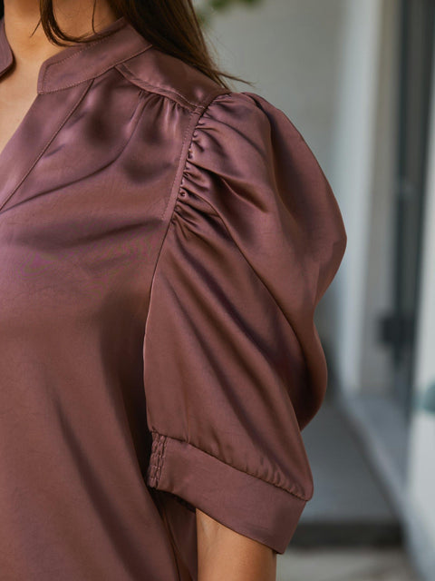 Neo noir - Roella heavy sateen - 393 Dark rose