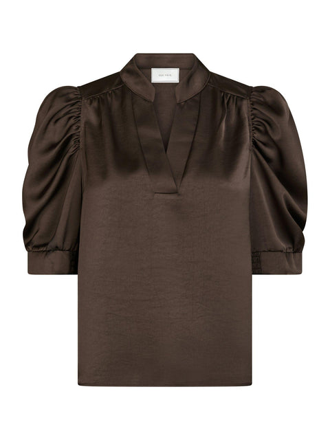 Neo noir - Roella heavy sateen - 676 Dark brown