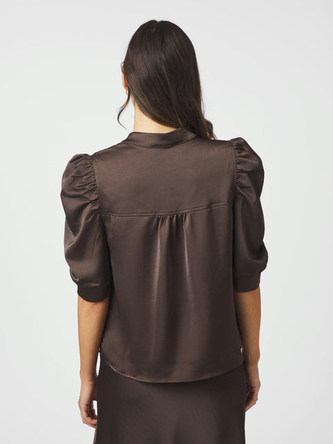 Neo noir - Roella heavy sateen - 676 Dark brown