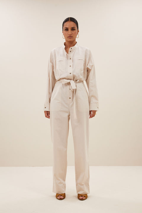 By Bar - Esra poplin suit 25118304 - 232 Almond
