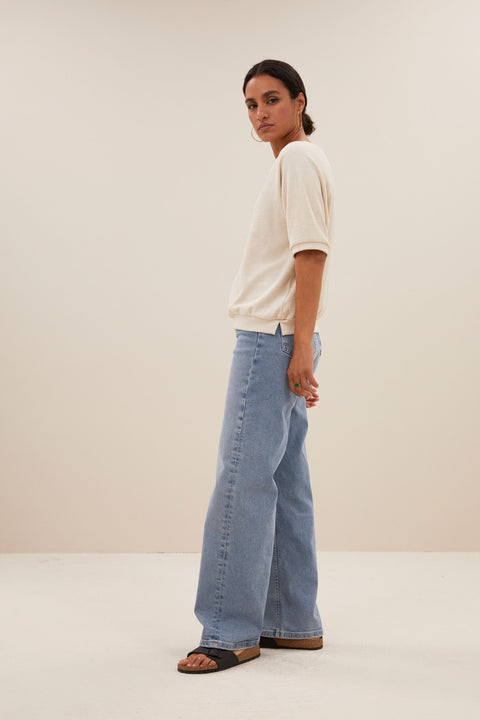 By Bar - Neva slub top 101009 - 232 Almond