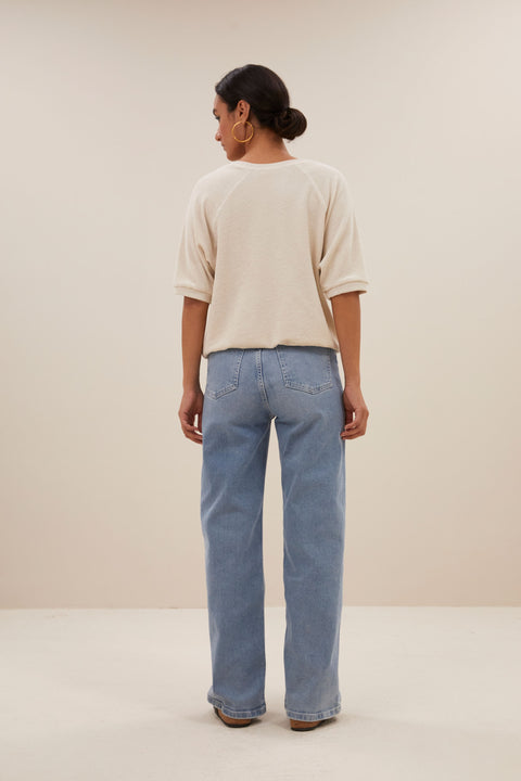 By Bar - Neva slub top 101009 - 232 Almond
