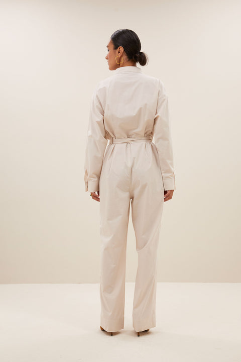 By Bar - Esra poplin suit 25118304 - 232 Almond