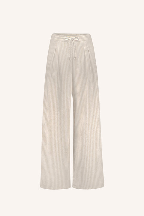 By Bar - Uma pants 25118012 - 250 Sand stripe