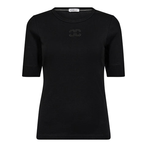 Co couture - Granny CC Embroidery SS Tee - Black
