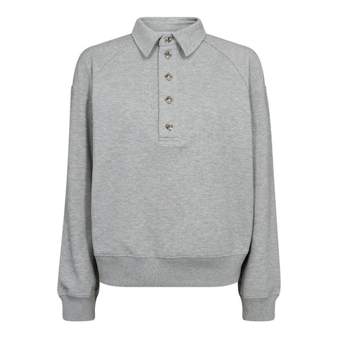 Co couture - DengiCC polo sweat - Pale grey