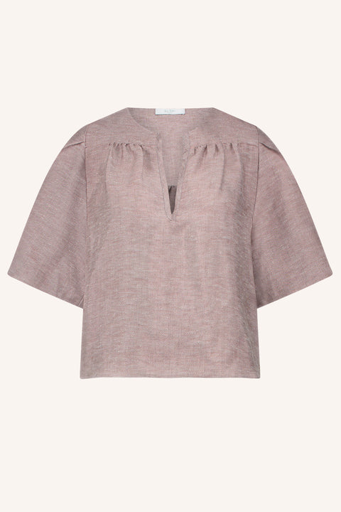 By Bar - Blake gloss blouse 25112044 - 294 Mellow rose