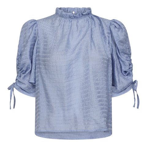 Co couture - CharlieCC SS Puf Blouse - Pale blue