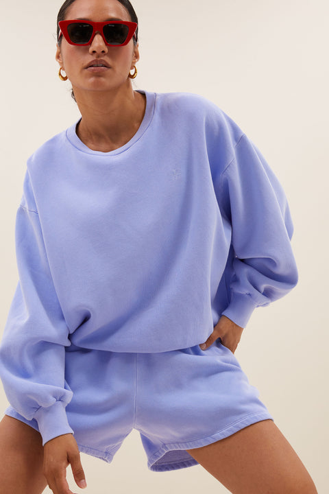 By Bar - Bibi natural sweater 25118925 - Violet blue 588