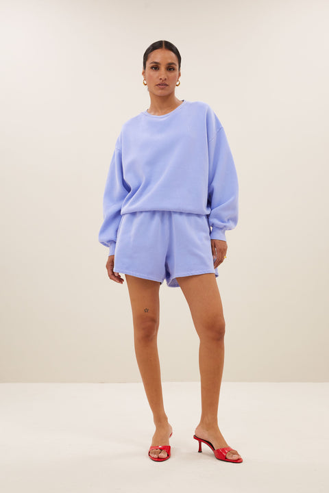 By Bar - Bibi natural sweater 25118925 - Violet blue 588