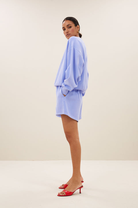 By Bar - Bibi natural sweater 25118925 - Violet blue 588