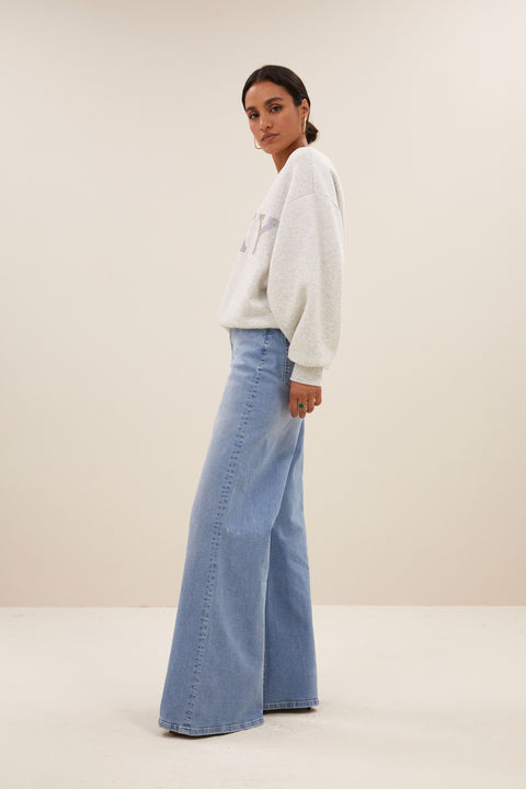 By Bar - Femme denim pants 25118023 - 612 Light denim