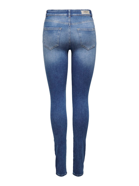Only - Blush life mid sk 15225794 - Medium blue denim L32