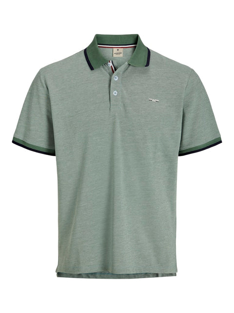 Jack & Jones - 12274681 JPRBLUALVES SS POLO N - Dark Ivy