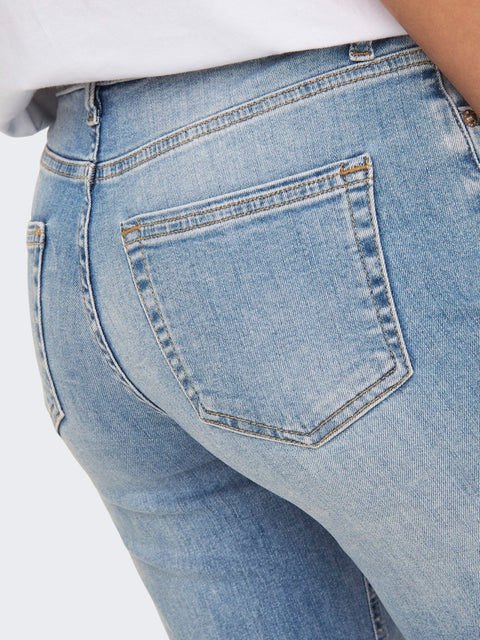 Only - 15337794 ONLBLUSH MID STRAIGHT - Light Blue De 32