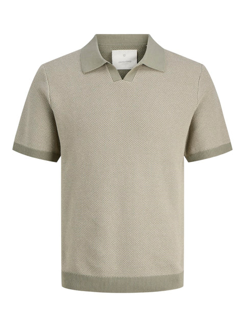 Jack & Jones - 12273012 JPRCCEASTON KNIT SPLI - Tea Leaf