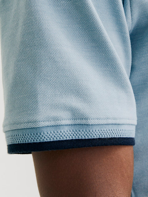 Jack & Jones - 12274681 JPRBLUALVES SS POLO N - Ashley Blue