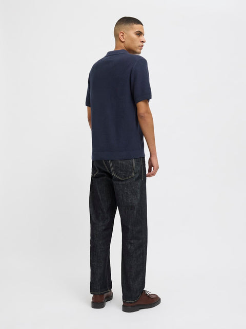 Jack & Jones - 12273012 JPRCCEASTON KNIT SPLI - Night Sky