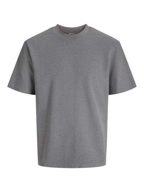 Jack & Jones - 12279906 JCOPACER STRUCTURE TE - Gray Flannel
