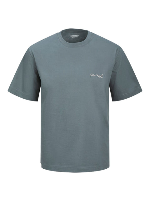 Jack & Jones - 12273015 JORISLINGTON BACK TEE - Stormy Weather