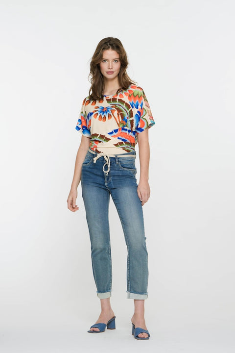 Geisha - Jeans 51004-10 - 827 mid blue den