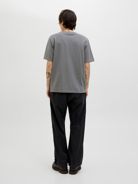 Jack & Jones - 12279906 JCOPACER STRUCTURE TE - Gray Flannel