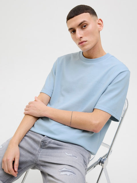 Jack & Jones - 12279906 JCOPACER STRUCTURE TE - Subdued Blue