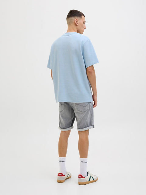 Jack & Jones - 12279906 JCOPACER STRUCTURE TE - Subdued Blue