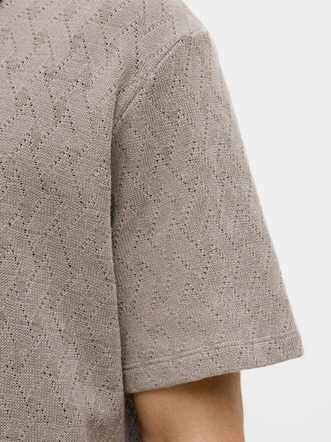 Jack & Jones - 12275090 JPRBLATRENT JACQUARD - Greige
