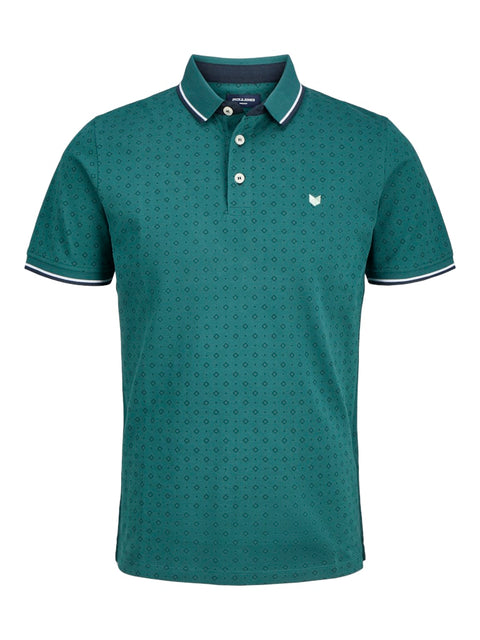 Jack & Jones - 12154548 JPRPAULOS PLAY AOP BL - Deep Teal/NEW