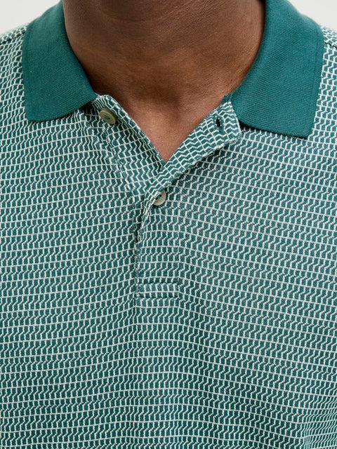 Jack & Jones - 12283823 JCOLATIM POLO SS SMU - Deep Teal