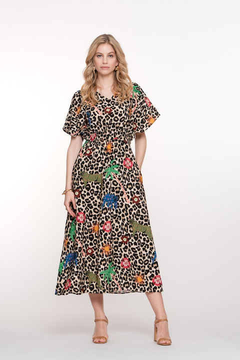 Geisha - 57348-20 - 720 sand/green/b