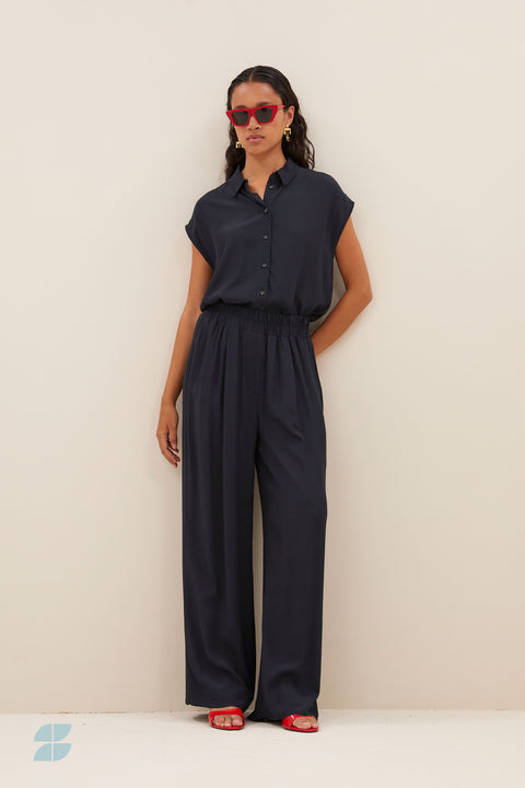 By Bar - Kiek viscose top 25112075 - 701 Graphite
