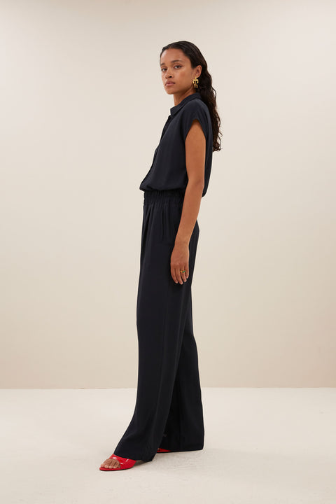 By Bar - Kiek viscose top 25112075 - 701 Graphite