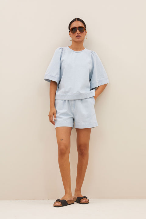 By Bar - Olivia bleached denim 25112003 - Bleached denim 710