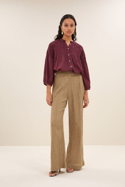 By Bar - Benji lurex pants 25518008 - 750 Gold
