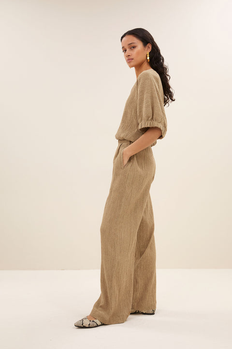 By Bar - Mabel lurex blouse 25512014 - 750 Gold