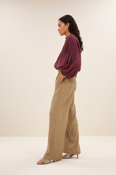 By Bar - Benji lurex pants 25518008 - 750 Gold