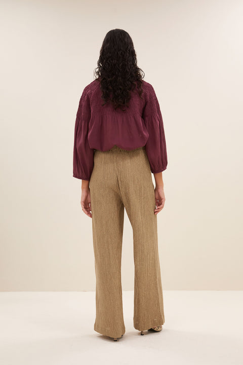 By Bar - Benji lurex pants 25518008 - 750 Gold