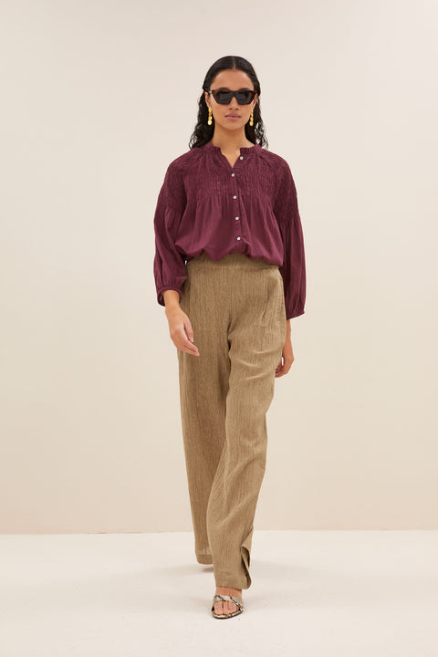 By Bar - Benji lurex pants 25518008 - 750 Gold