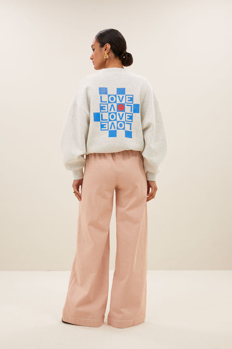 By Bar - Bibi love sweater 25118917 - 815 Light grey melee