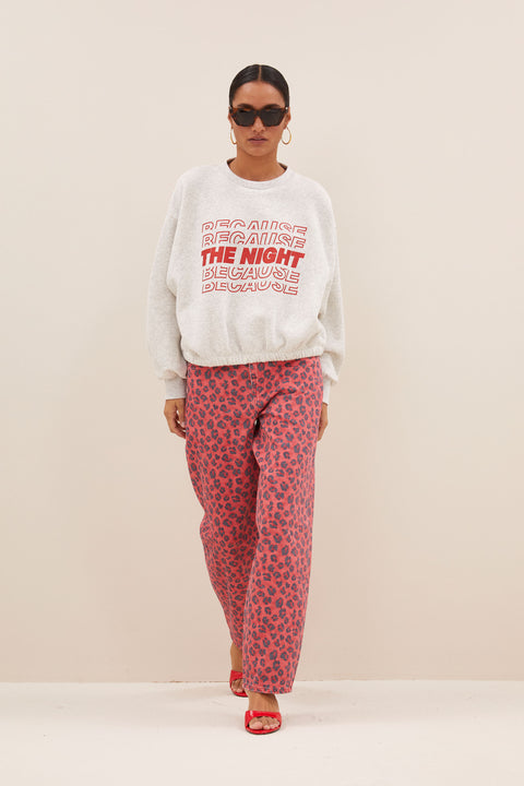 By Bar - Bodil night sweater 25518902 - 815 Light grey melee