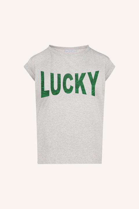By Bar - Thelma lucky top - Light grey melee 815