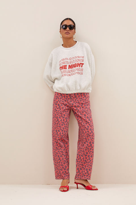 By Bar - Bodil night sweater 25518902 - 815 Light grey melee