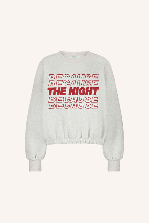 By Bar - Bodil night sweater 25518902 - 815 Light grey melee
